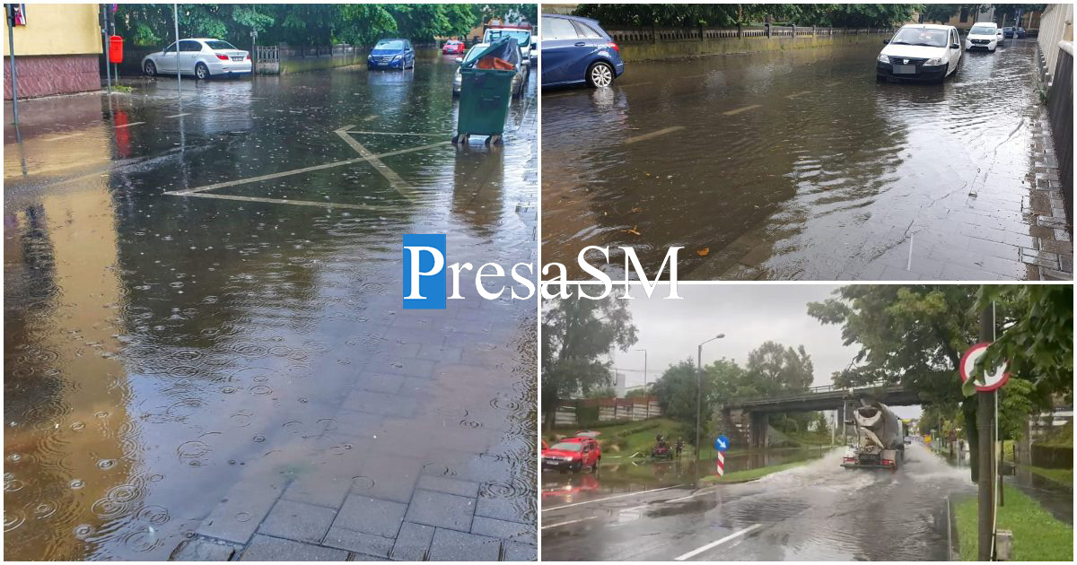 FOTO/VIDEO. ALERTĂ de vreme severă în județ! Lista localităților vizate. Probleme în Satu Mare