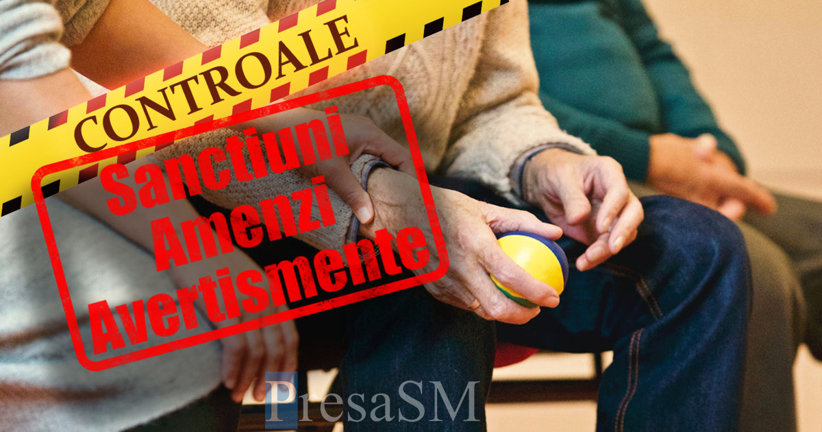 Nereguli majore în unele centre pentru vârstnici din județ. Lista problemelor identificate, zeci de amenzi