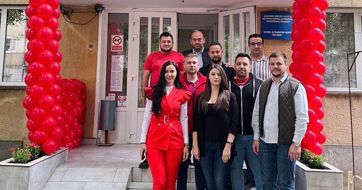 FOTO. Ziua Mondială a Donatorului de Sânge. TSD Satu Mare a fost alături de pacienții din spitale