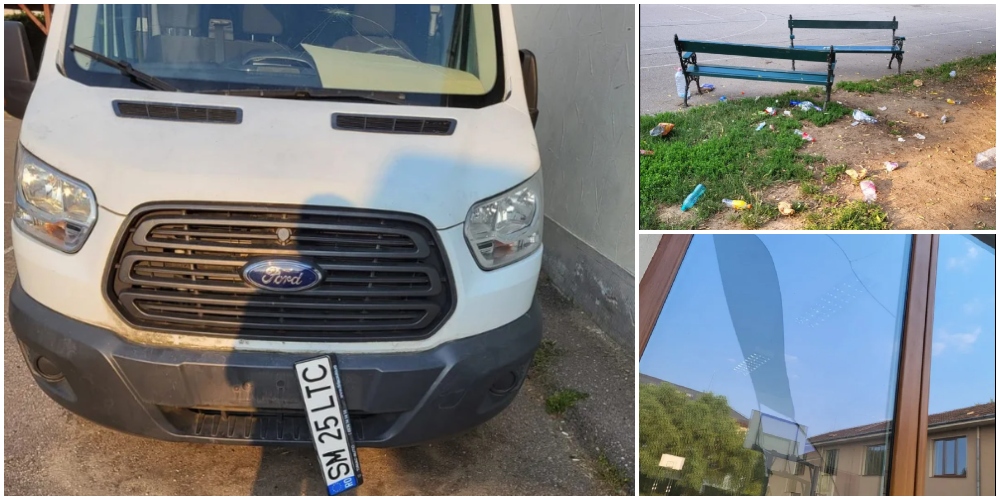 FOTO. Cel mai important liceu din Carei, vandalizat de o gașcă de drogați