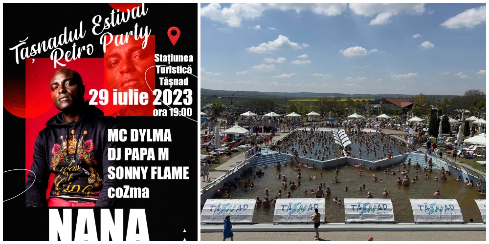 Super retro party la ștrandul Tășnad! Celebrul NANA este cap de afiș