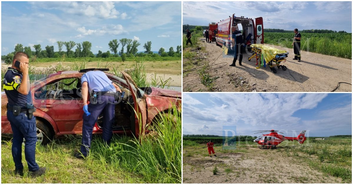 FOTO/VIDEO. Operațiune dramatică de salvare în Satu Mare. Tânăr dispărut în apele Someșului. Un altul a ajuns la spital