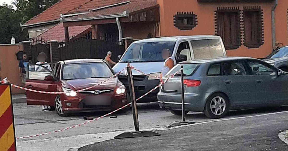 FOTO. Accident pe Drumul Botizului. Sensul giratoriu care a dispărut face victime