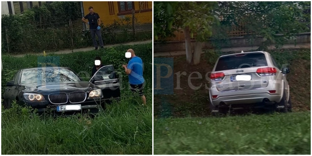 FOTOGALERIE. Accident cu victimă pe DN19, între Satu Mare și Carei. Două mașini în șanț