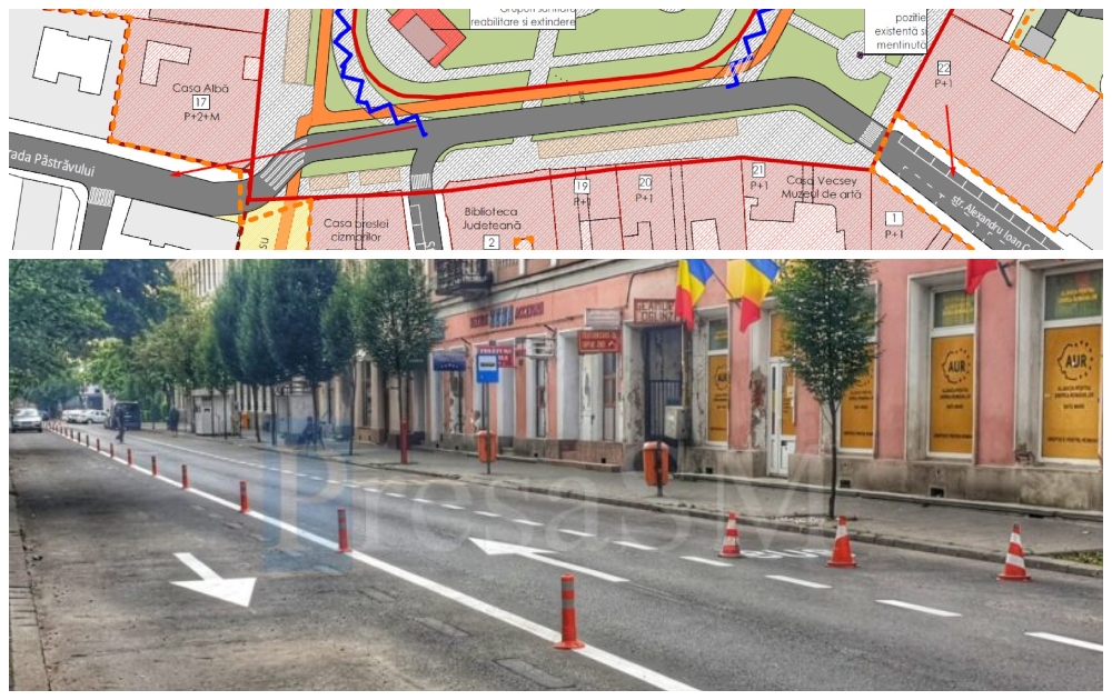 MODIFICARE IMPORTANTĂ. Traficul rutier nu se va închide total în Centrul Vechi, în Piața Libertății