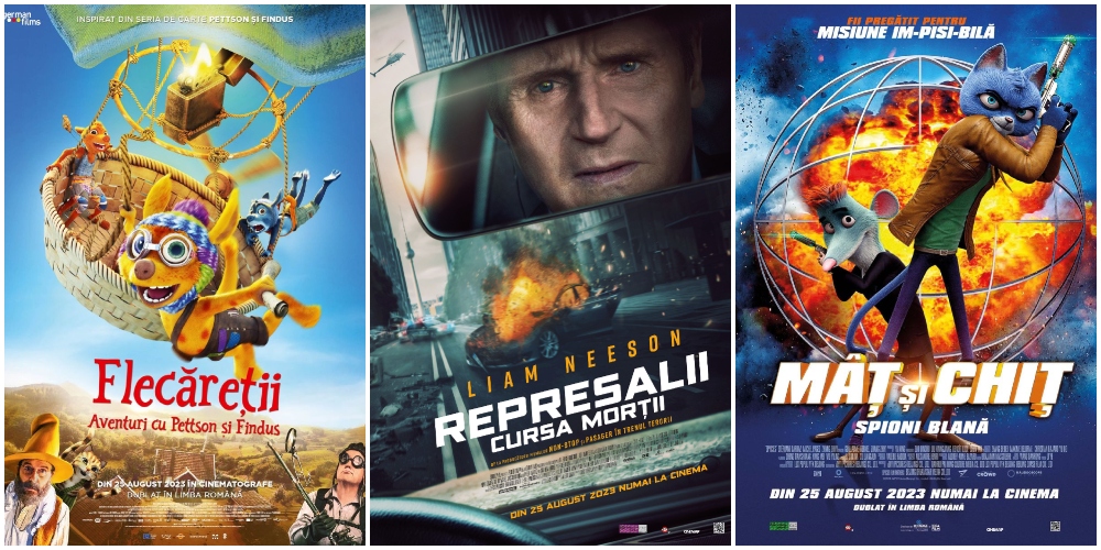 PREMIERELE SĂPTĂMÂNII. Ce filme noi vedem la Cineplexx Satu Mare din 25 August