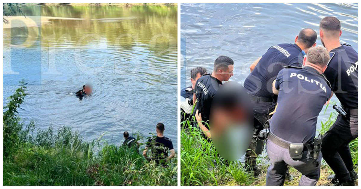 FOTO/VIDEO. Impresionant! Pompierii și jandarmii au sărit în Someș să salveze o tânără