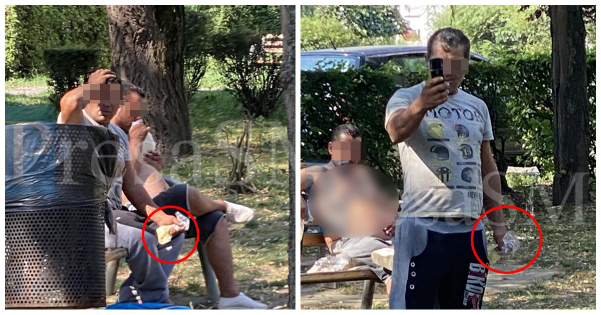 FOTO/VIDEO. Indivizi drogați și agresivi lângă Spitalul Județean Satu Mare. Atacă trecătorii