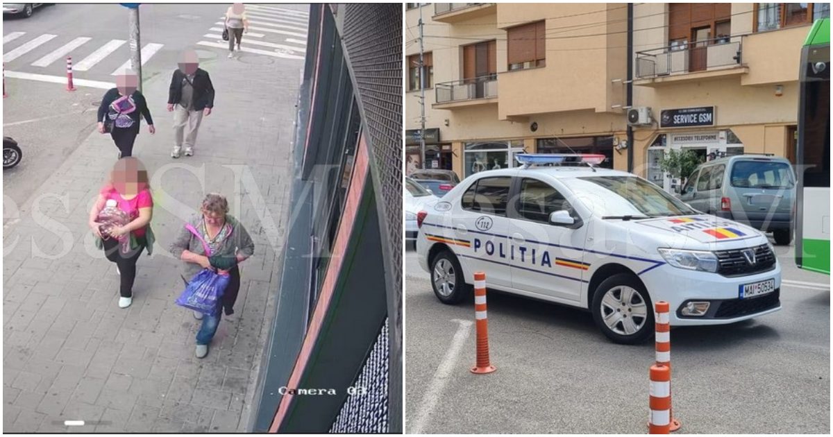FOTO. Furt în plin centrul Sătmarului, dintr-o pizzerie. O femeie este căutată de Poliție