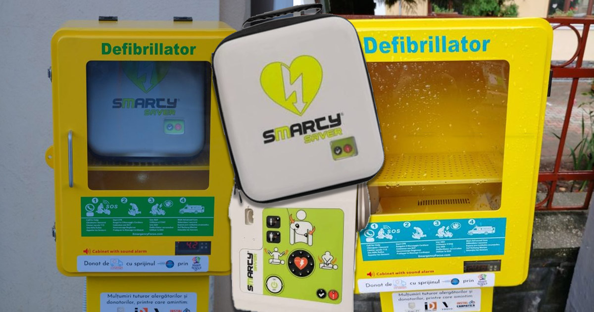 FOTO. Situație revoltătoare într-un oraș din țară. S-a furat dispozitivul de salvat vieți