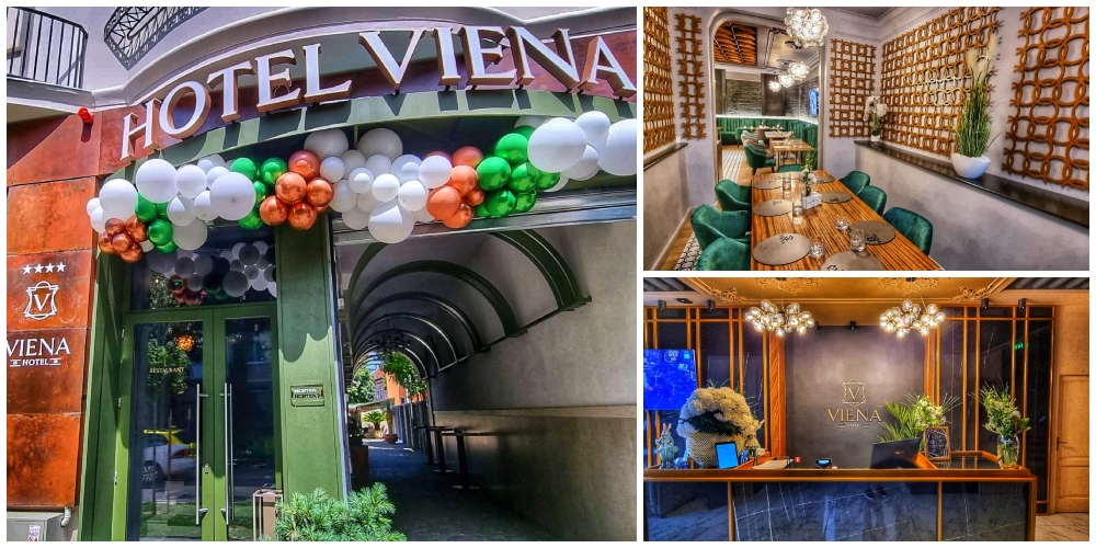 FOTO. Hotelul/Restaurant Viena - O bijuterie a ospitalității rafinate în inima Sătmarului