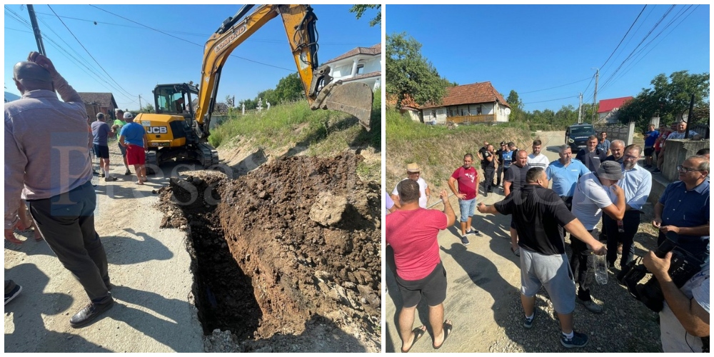 FOTO/VIDEO. Comuna din județ în care oamenii s-au răsculat împotriva lucrărilor ”făcute de mântuială”