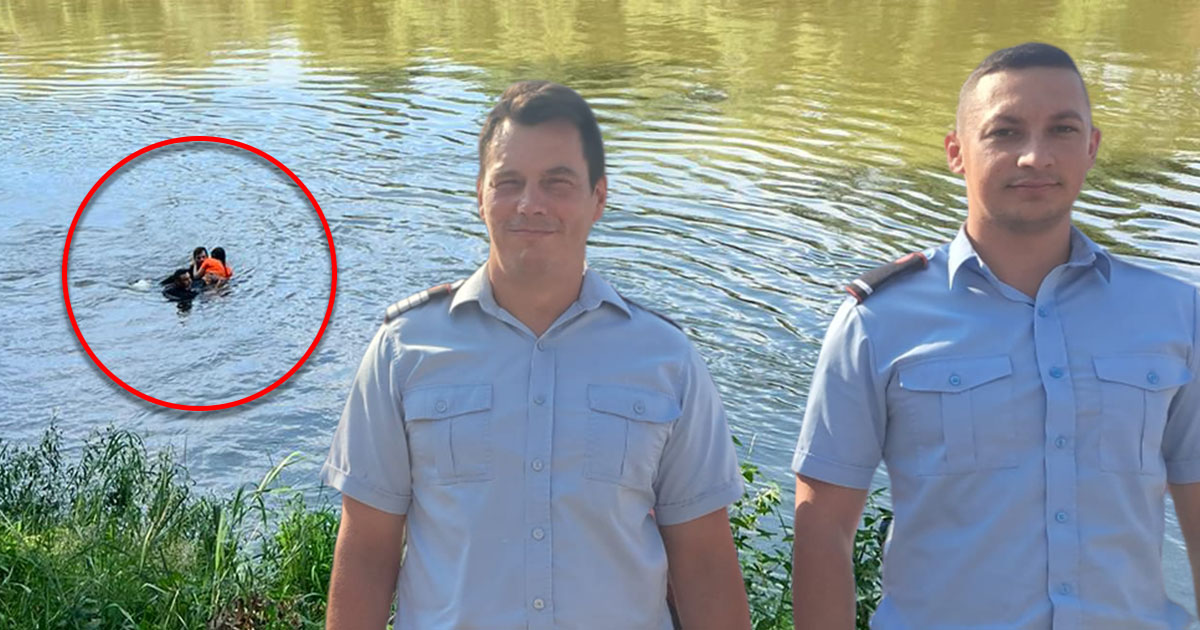 FOTO/VIDEO. Ei sunt eroii din Satu Mare! Dan și Tiberiu au sărit în Someș pentru a salva o tânără