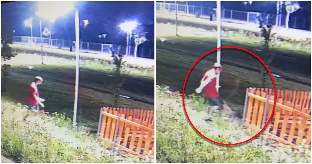 VIDEO. REVOLTĂTOR! Un tânăr a distrus și inundat o parte din parcul de la Cubic