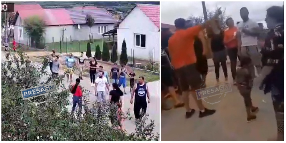 VIDEO. Bătaie între zeci de persoane într-un sat din județul Satu Mare. Multiple victime