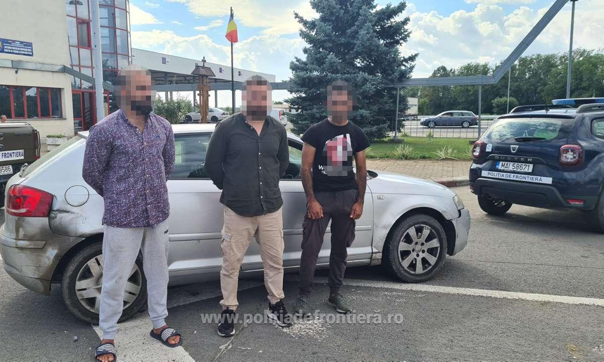 FOTO. Romeo și Julieta... Trei indivizi au intrat ilegal în România, ca să ajungă la iubita unuia dintre ei