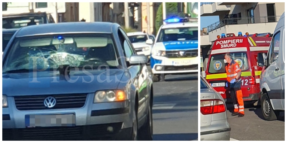 FOTOGALERIE. Accident mortal în Satu Mare. Victima, lovită în plin pe trecerea de pietoni. Ce pedeapsă a primit șoferul