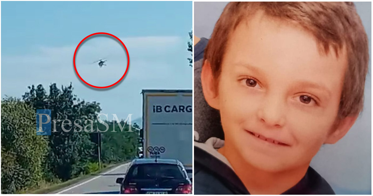 VIDEO. Copilașul dispărut în județ, căutat și cu elicopterul! Mobilizare impresionantă de forțe