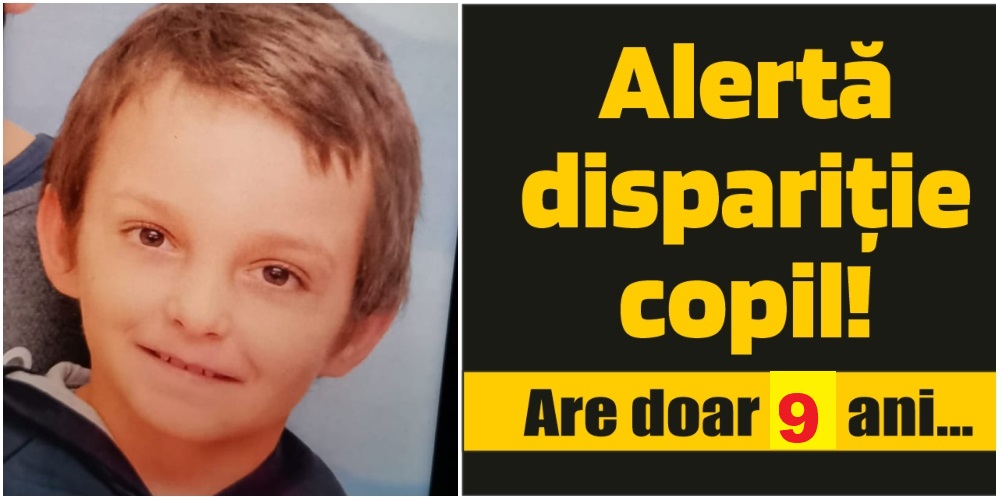 ALERTĂ. Copilaș dispărut din Botiz! Este căutat în tot județul Satu Mare