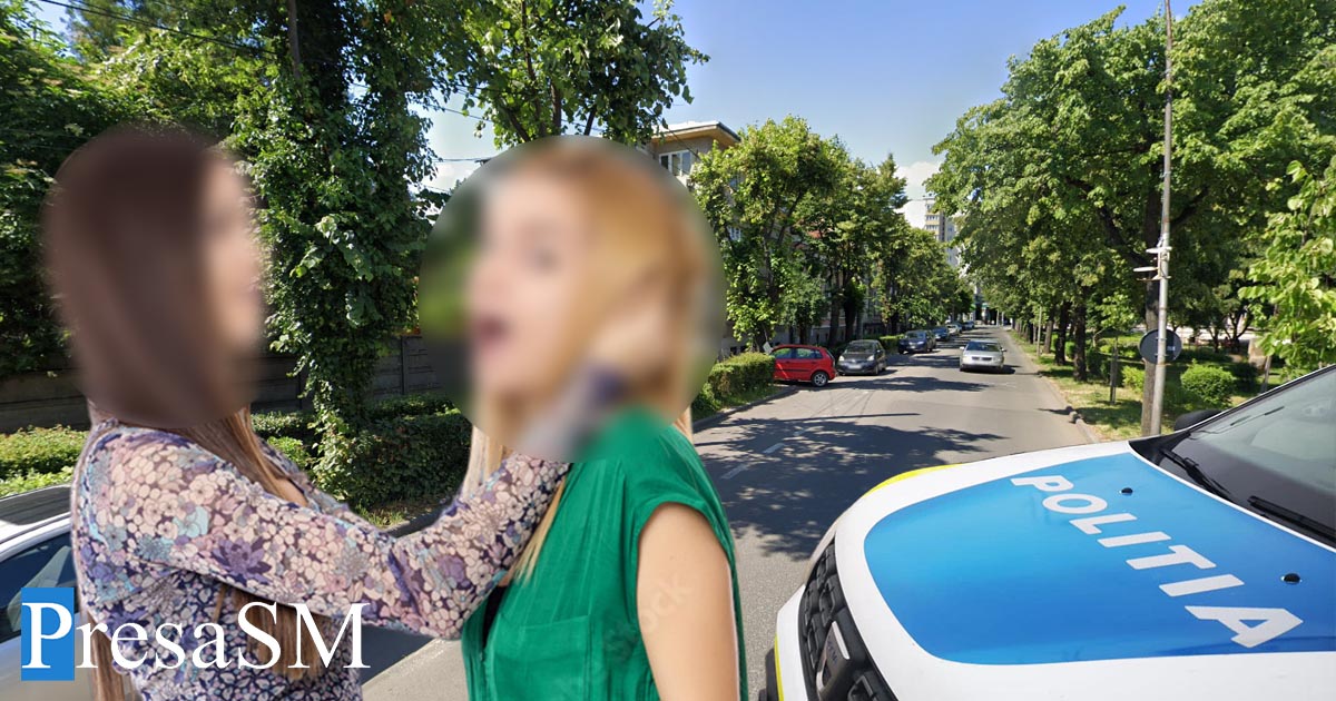 Două eleve s-au bătut în stradă, lângă Inspectoratul Școlar Județean Satu Mare