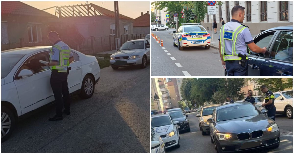 FOTO. Filtre masive în județul Satu Mare. Peste 1100 de șoferi testați pentru alcool și droguri. Trei au căzut în plasa polițiștilor