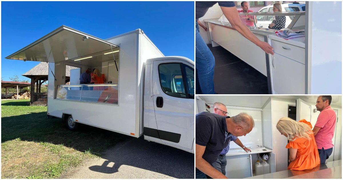 FOTO. Magazin mobil frigorific la Ardud, pentru zeci de producători. Proiect de sute de mii de euro pentru fermierii și procesatorii locali
