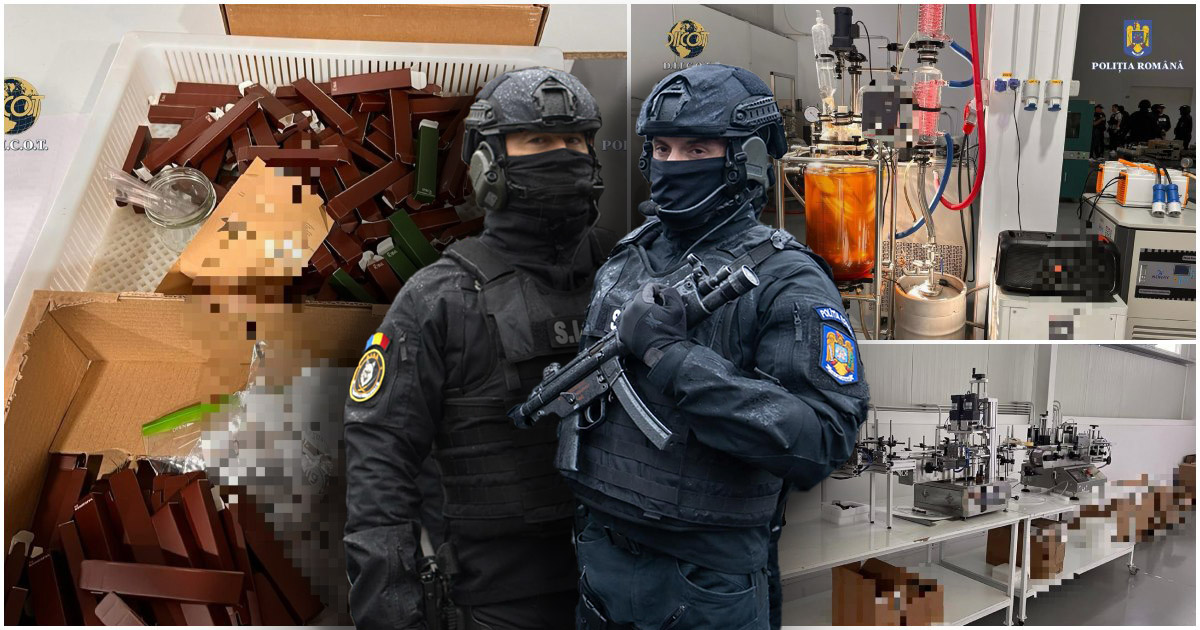 FOTO/VIDEO. Zeci de reținuți, inclusiv un polițist și un psiholog, după descinderile de la "fabrica de vise" la care au participat și mascații sătmăreni