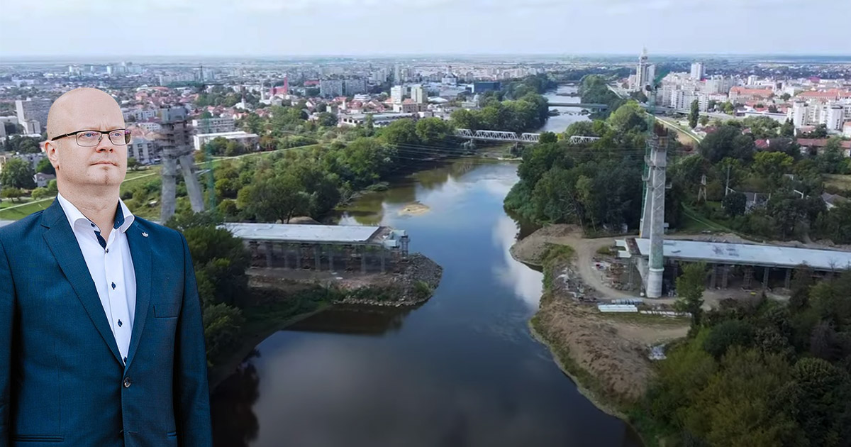 VIDEO. Podului peste Someș, blocat! De patru luni se stă după un aviz. Kereskényi: "E prea de tot"