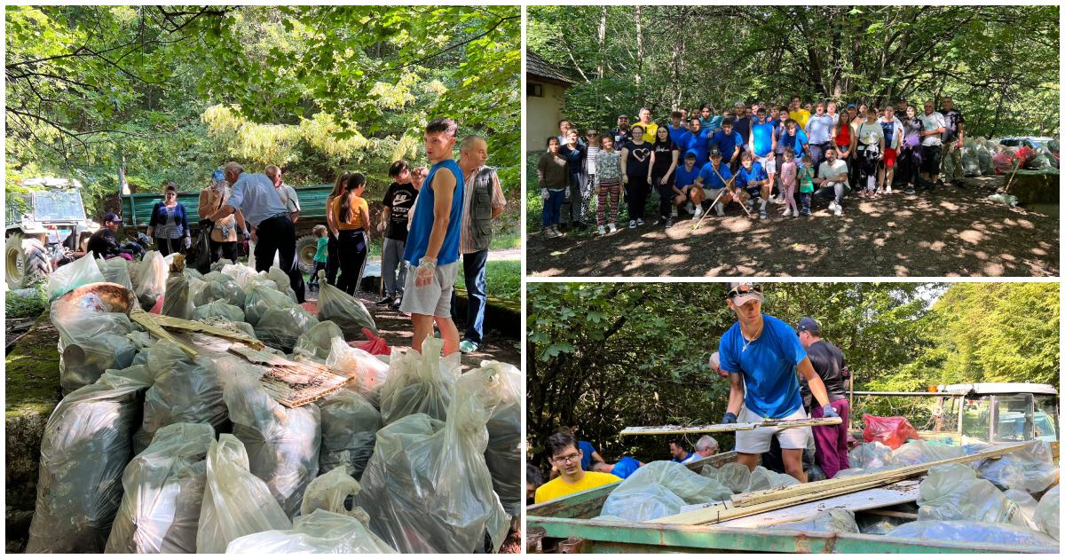 FOTO. SamCivica, start la "Curățat, gata de vizitat!". S-a ecologizat o zonă din Tarna Mare