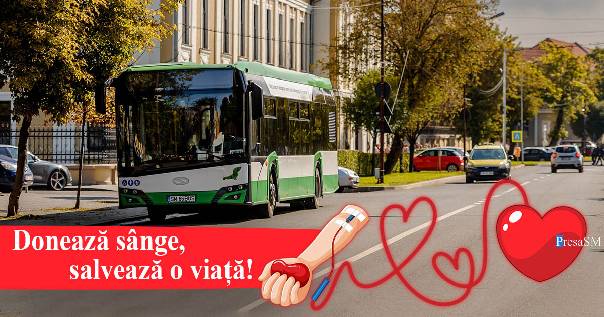 Apel al Primăriei Satu Mare pentru donarea de sânge. Reduceri la Transurban pentru donatori