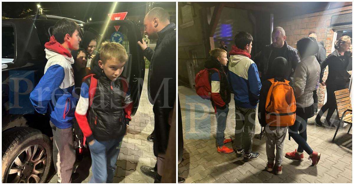 FOTOGALERIE. Cei 4 copii dispăruți în județul Satu Mare au fost găsiți