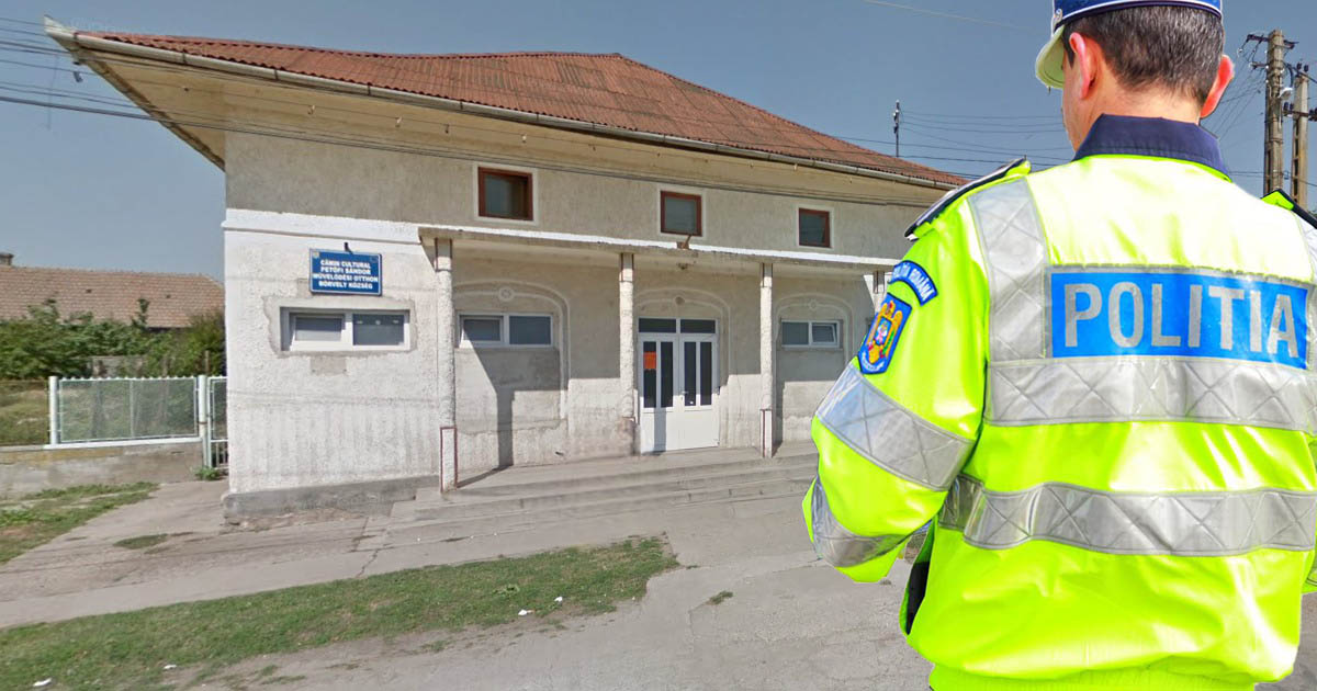 Sătmăreanca(63 ani) a intrat în căminul cultural și a furat mâncare și băuturi alcoolice de mii de lei