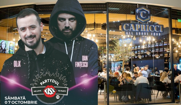 Partydul KissFM vine la Satu Mare! Petrecere memorabilă, în weekend, la Capricci