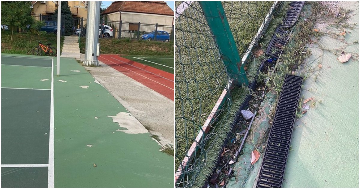 FOTO. Semnal de alarmă în Satu Mare: Stadionul renovat cu milioane de lei, deja se degradează