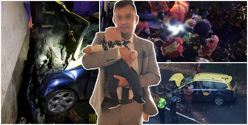 FOTO/VIDEO. El este tânărul mort în Satu Mare. A intrat cu taxiul într-un bloc