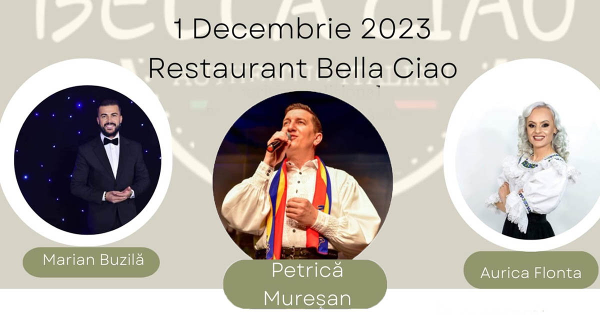 Ziua Națională în inima Sătmarului! Bella Ciao vă aduce artiști renumiți și mâncăruri tradiționale delicioase!
