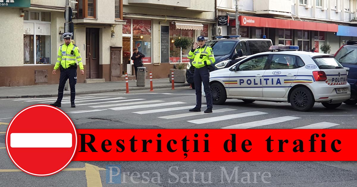 Circulație închisă, în weekend, în Centrul Vechi al Sătmarului. Sunt afectate și autobuzele