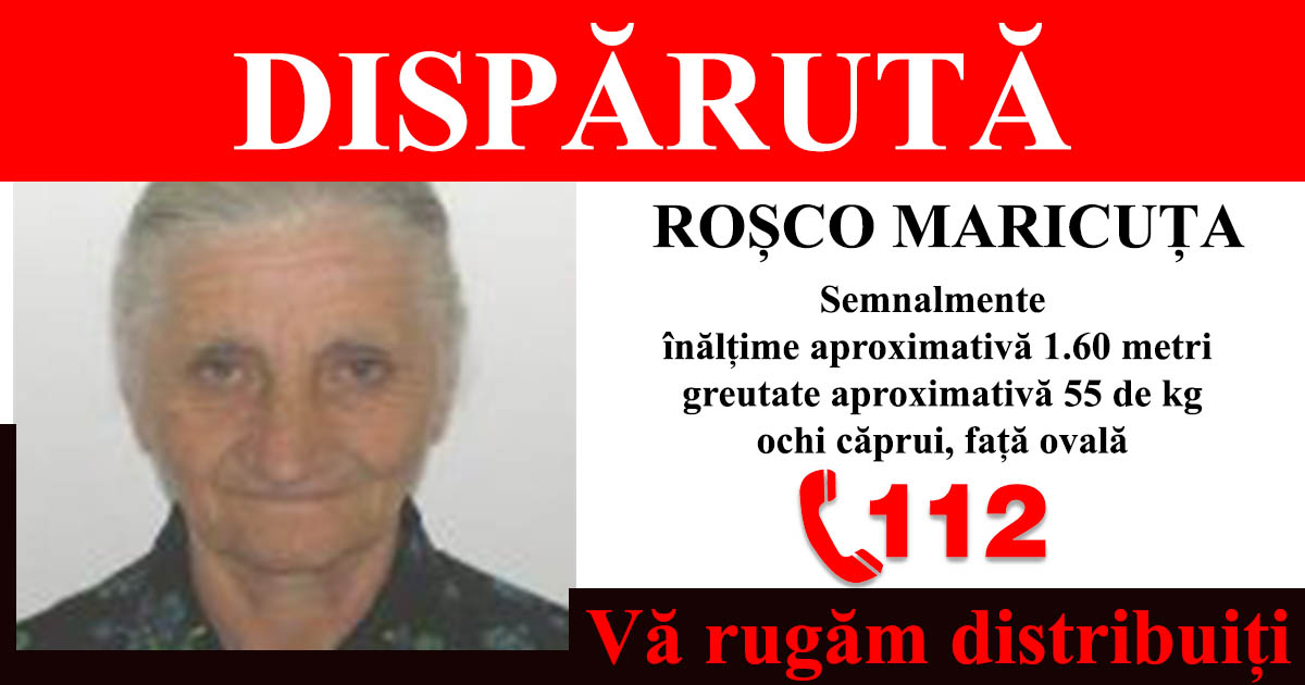 FOTO. Sătmăreancă dispărută. Viața sa ar putea fi în pericol