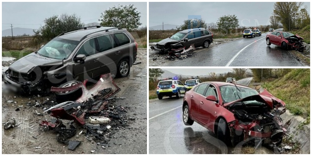 FOTO. Cinci persoane rănite. Accidentul frontal din Oaș, provocat de un tânăr