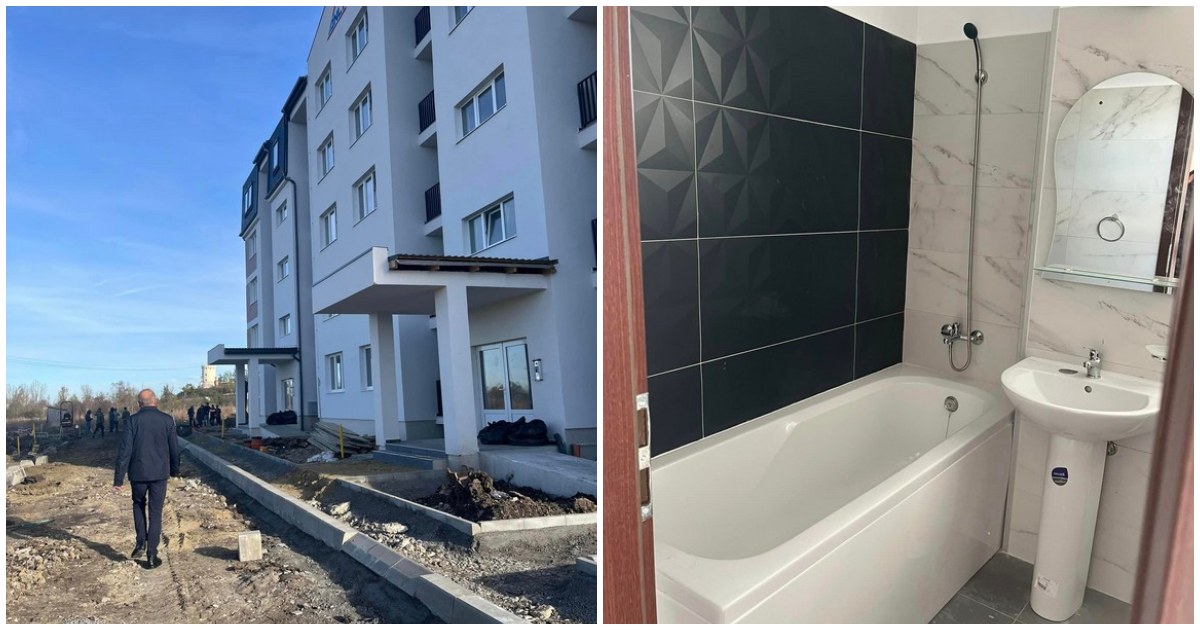 FOTO. Un nou bloc ANL din județ, aproape finalizat. Singura problemă, racordarea la rețeaua electrică