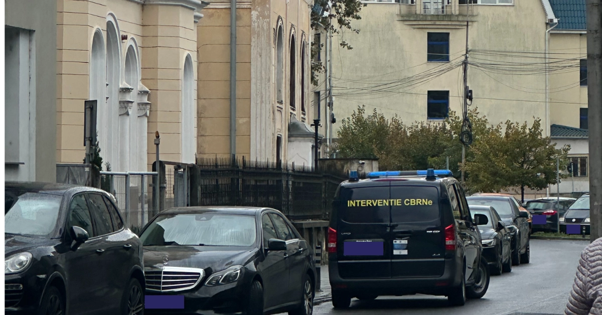 FOTO. Sinagogi închise în Satu Mare. Unitățile antitero păzesc zilnic obiectivele evreiești