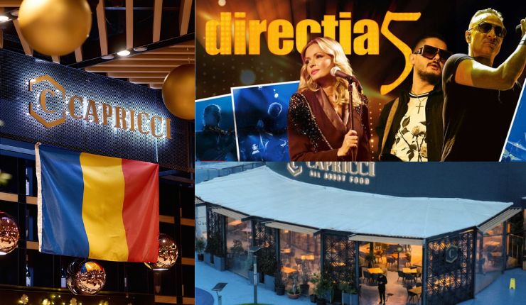 1 Decembrie cu cină tradițională și concert Direcția 5 la restaurantul Capricci!