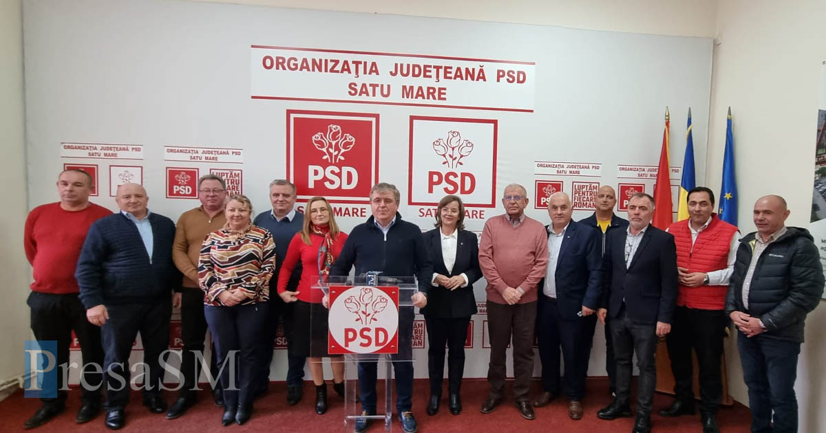 Mircea Govor, favorit la șefia PSD Satu Mare. Și-a prezentat și echipa de conducere