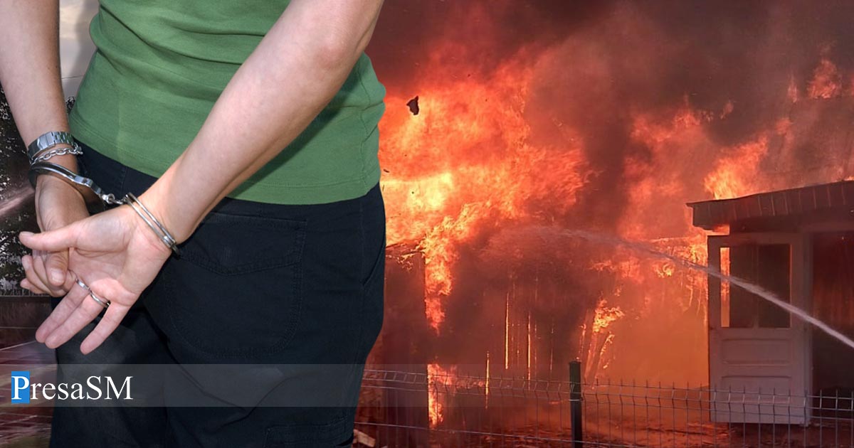 Caz halucinant în țară. Șoție de pompier, arestată după ce a cauzat 5 incendii. Unui vecin i-a pus foc de trei ori într-o lună