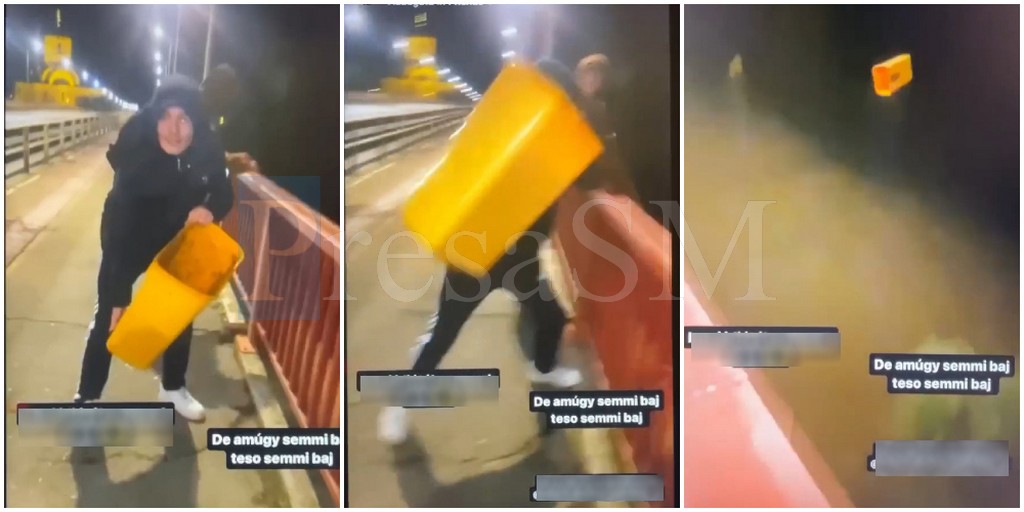 VIDEO. Huliganii de pe Podul Golescu, prinși și amendați în timp record de Poliția Locală