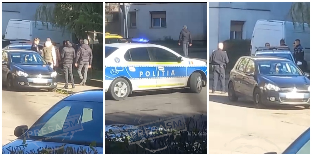 VIDEO. O sătmăreancă "s-a jucat de-a șoarecele și pisica" cu polițiștii. A încasat o amendă pe măsură