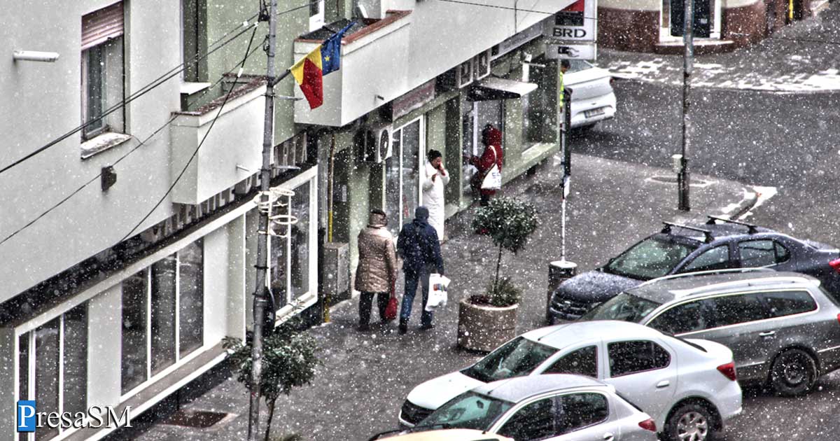 Cât durează ninsorile la Satu Mare. Prognoza meteo pentru următoarele două săptămâni