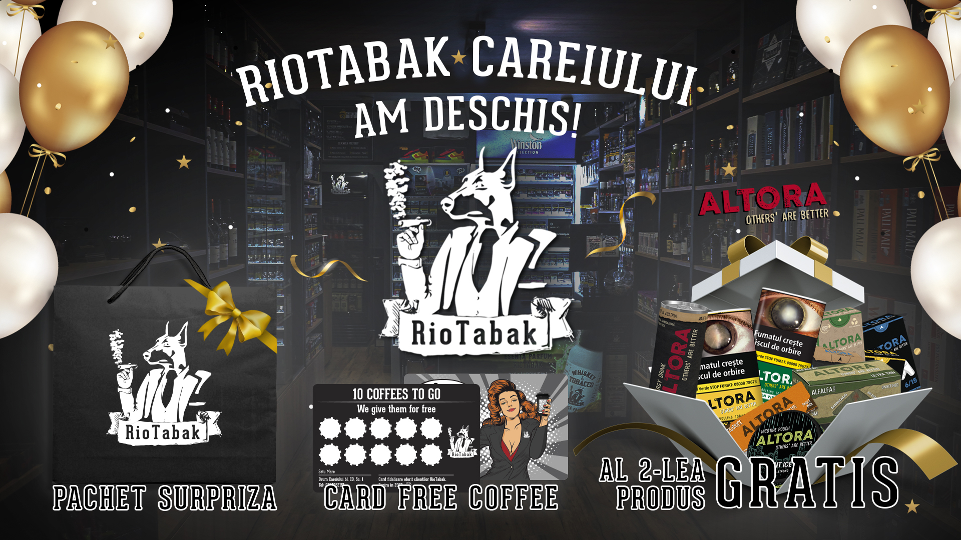 FOTO. Un nou paradis pentru iubitorii de tutun și cafea apare în oraș - RioTabak!