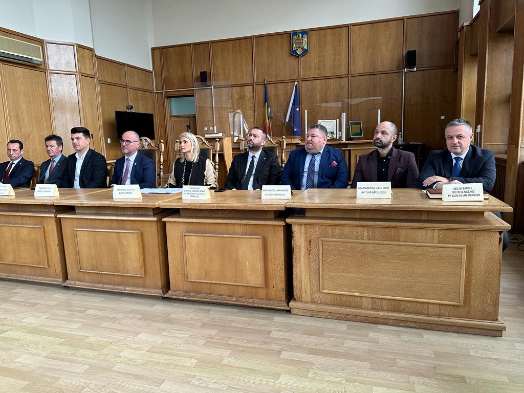 FOTO. Decanul Baroului Satu Mare, întâlnire cu ministrul Justiției și președintele CSM