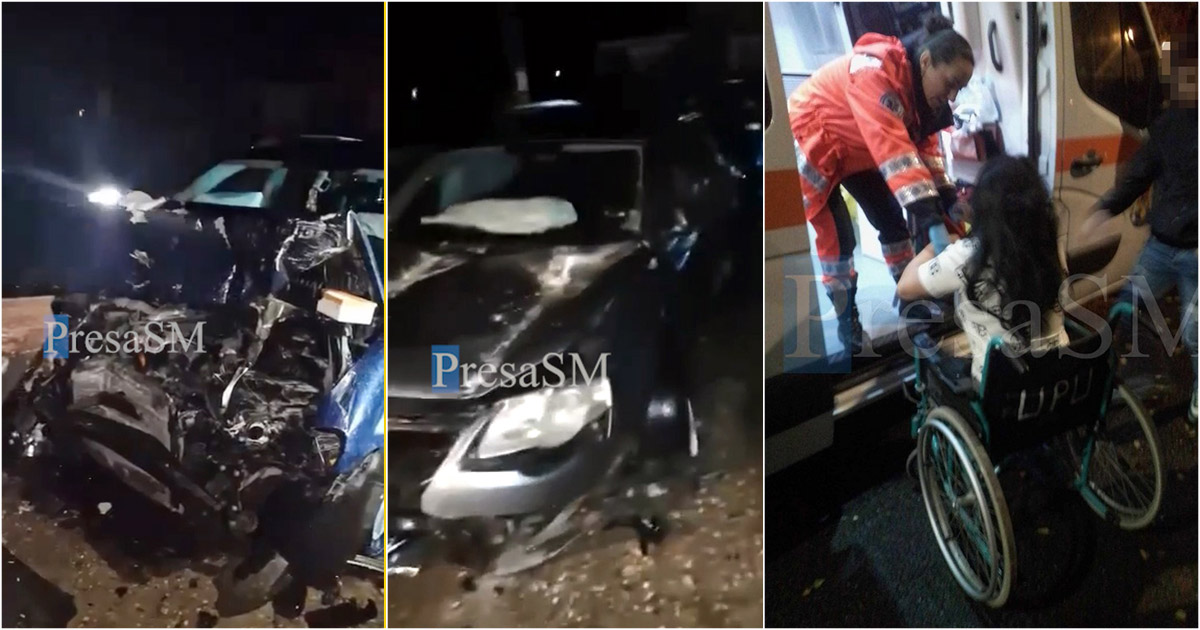 FOTO/VIDEO. Iubitul gelos a dat cu mașina peste sătmăreancă. Tentativă la omor sau accident?!